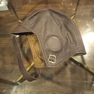 Aviator Hat Genuine LEATHER Pegasus Size XL